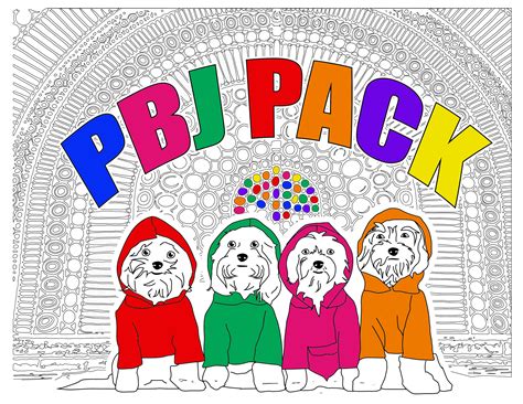 Coloring Pages — PBJ Pack