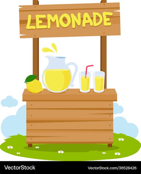 Lemonade Stand Royalty Free Vector Image Vectorstock