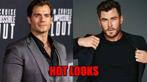 Fire Alert These Hot Looks Of Henry Cavill And Chris Hemsworth Will
