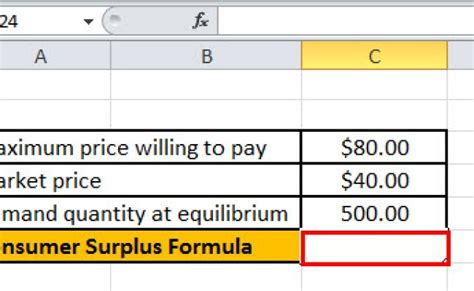 Producer Surplus Formula Calculator Examples With Excel Template
