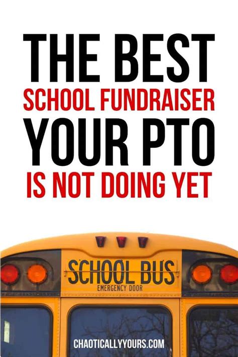 The Best School Fundraiser Your Pta Isnt Doing Chaotically Yours