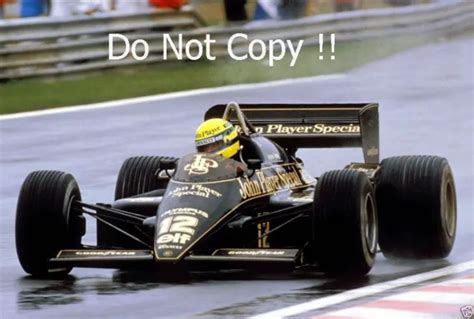 Ayrton Senna Jps Lotus 97t Winner Portugal Grand Prix 1985 Photograph 1
