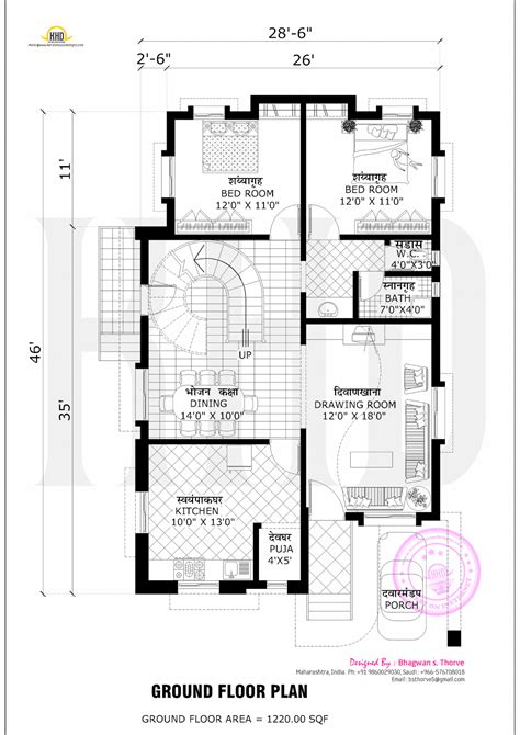 3 bedroom modern house design with single story latest home patterns. Free floor plan of 2365 sq-ft home - Kerala home design ...