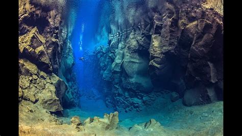 Silfra Diving Worlds Clearest Water In Iceland Youtube