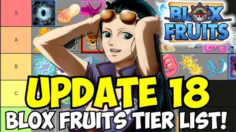 Blox Fruits Update 18 All Devil Fruits Tier List Christmas Update