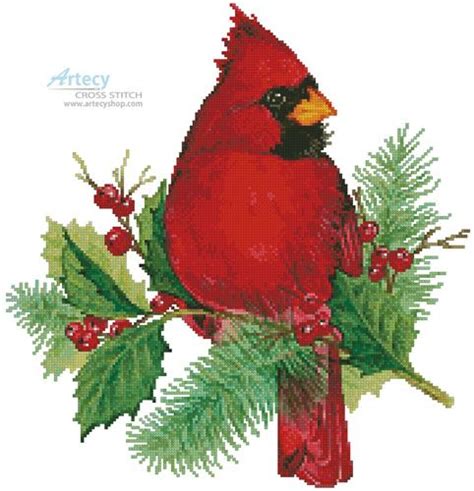 By artecy cross stitch counted cross stitch patterns to print online, thousands of designs to choose from. Artecy Cross Stitch. Cardinal and Holly Cross Stitch ...