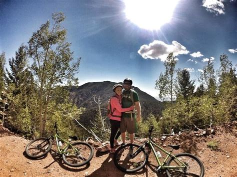 Experience the ultimate colorado adventure with challenge unlimited pikes peak bike tours in colorado springs! Biking down Pike's Peak! - Picture of Pikes Peak Mountain ...