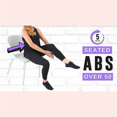 lose belly fat sitting down 5 minute ab workout for women over 50 fabulous50s