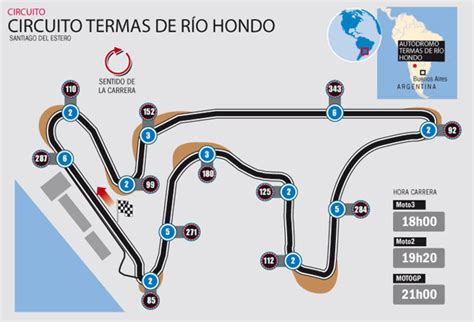 El gobernador gerardo zamora indicó que a partir de hoy se pondrán en marcha diversas obras en el autódromo provincial que lo convertirán en un escenario internacional con más servicios, atractivos y tecnología. El circuito de Termas de Río Hondo del GP de Argentina de ...