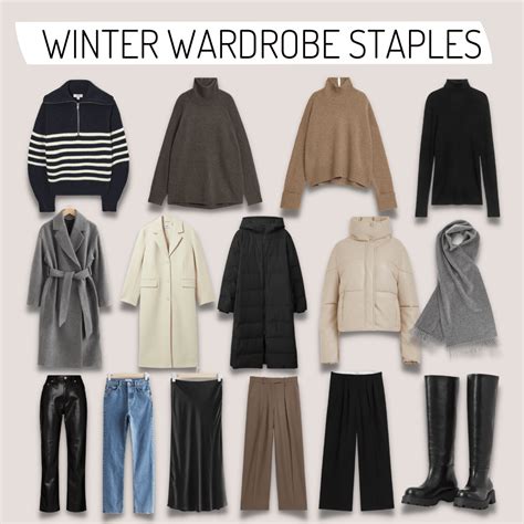 All The Essential Winter Staples Your Wardrobe Needs