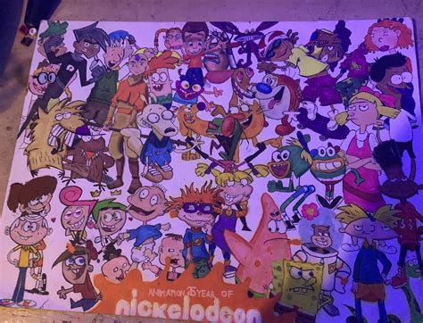 Nickelodeon Illustrationdrawing Artwork Prismacolorpencils Copic