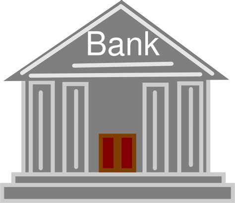 Bank Icon Clip Art At Vector Clip Art Online Royalty Free