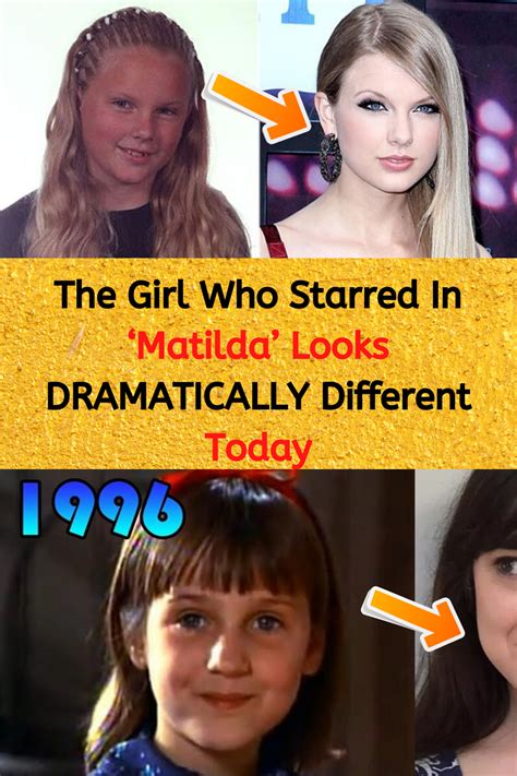 the girl who starred in ‘matilda looks dramatically different today the girl who funny facts
