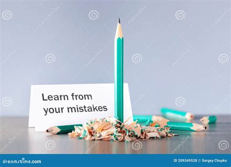 Learn From Mistakes Concept Stock Photo Image Of Concept Ideal
