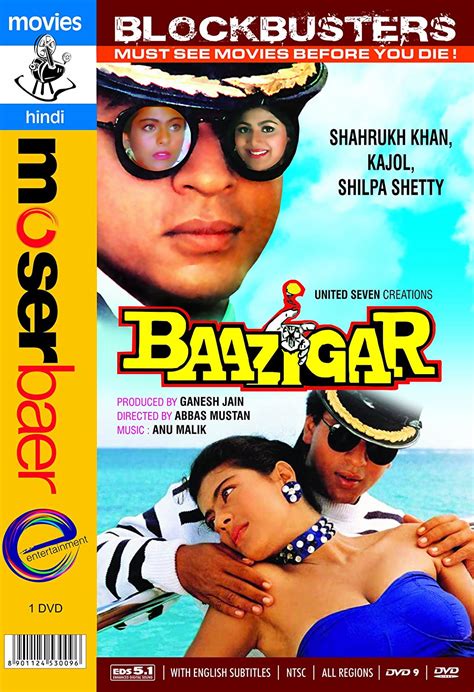 Baazigar Brand New Single Disc Dvd Hindi Language With