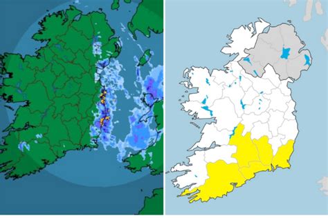 Irish Weather Forecast Met Eireann Warn Heavy Rain Set To Continue