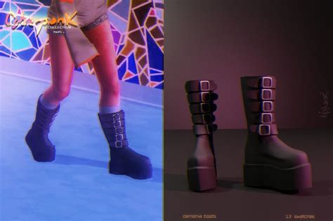 serenity_DemoniaBoots in 2020 | Sims 4, Sims 4 cc, Cyberpunk