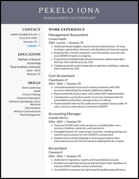 21 Accountant Resume Examples That Worked In 2024