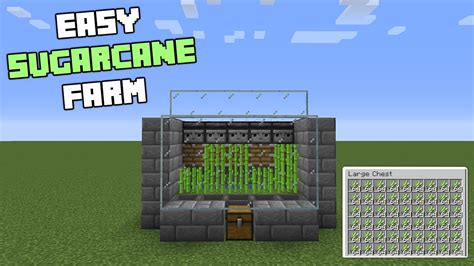 Minecraft Easiest Automatic Sugarcane Farm 1 20 WORKING YouTube