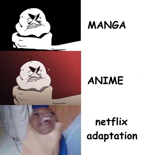 Most Accurate Manga Anime Netflix Adaptation Meme Ever Rmemes