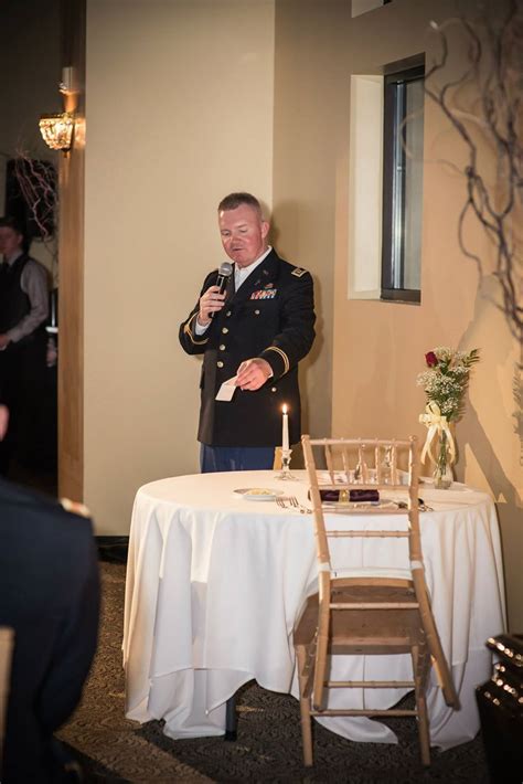 Fallen Soldiers Table At Our Wedding To Honor All My Husbands Brothers