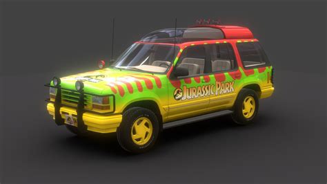 Ford Explorer 1992 Jurassic Park Buy Royalty Free 3d Model By Codexito D368ddf Sketchfab Store