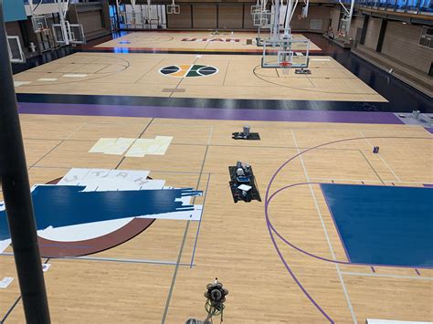 The New Basketball Courts At The Provo Rec Rutahjazz