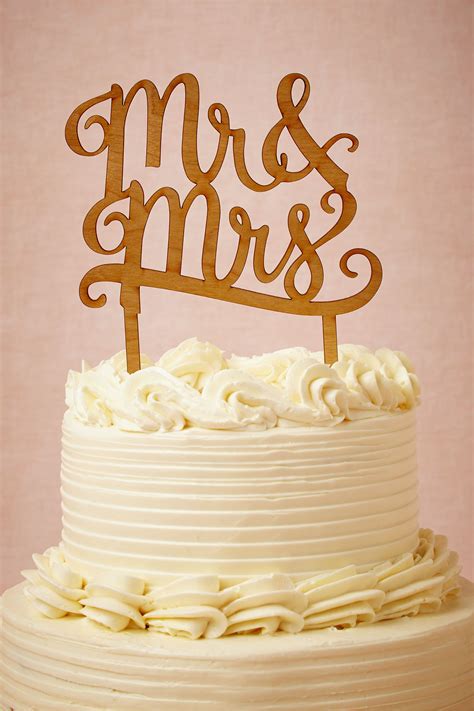 Mr Mrs Cake Topper In Gifts Gifts Under At Bhldn Wedding Cake