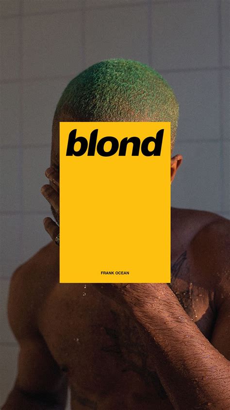 Frank Ocean Blonde Album Cover High Quality Misterpor