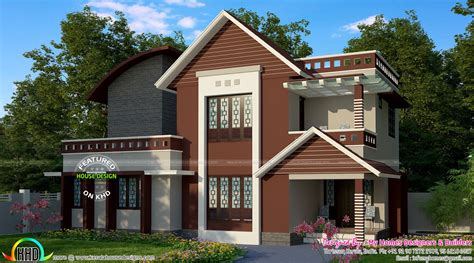 1700 Sq Ft Modern Mix Roof House Kerala Home Design And Floor Plans