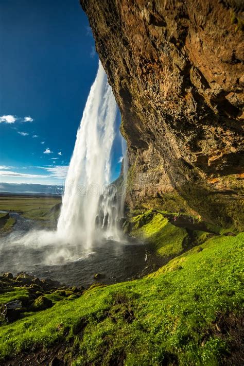 Seljalandsfoss Famous Icelandic Waterfall Iceland Stock Photo Image