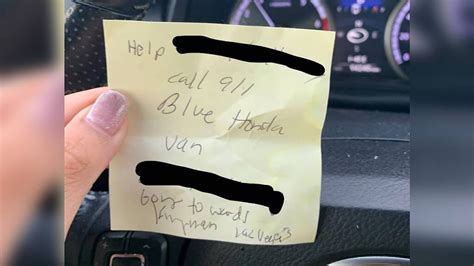 mujer secuestrada en arizona por falso chofer de uber se salvó gracias a una nota que dejó en