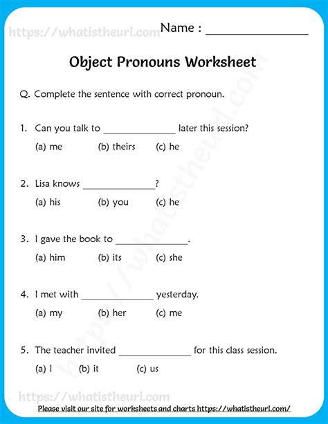 Object Pronouns Worksheet 2 Your Home Teacher