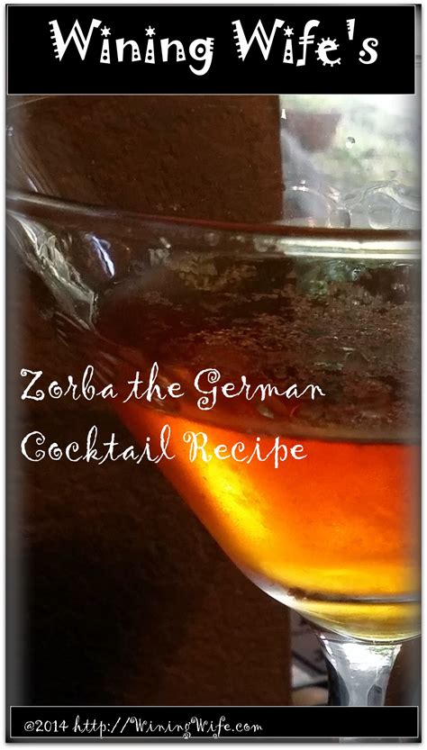 Zorba The German Cocktail Recipe The Well Caffeinated Mom