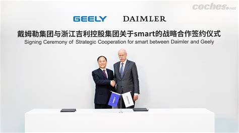 Daimler Y Geely Se Unen Para Gestionar Smart Noticias Coches Net