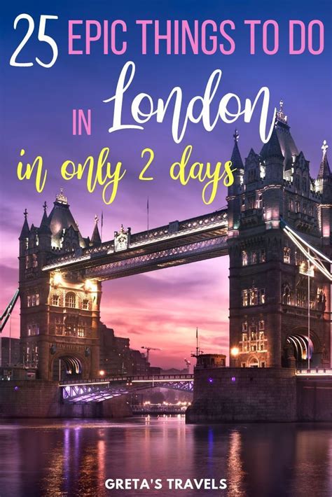 London 2 Day Itinerary 25 Epic Things To Do In London In 2 Days