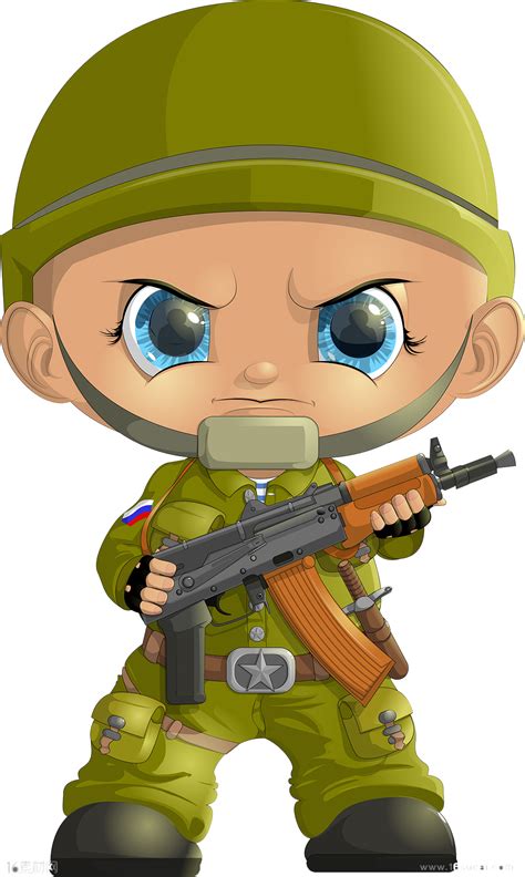 Soldier Cartoon Png Clip Art Library