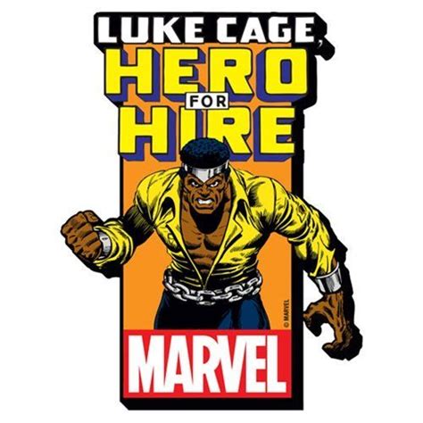 Luke Cage With Comic Logo Funky Chunky Magnet Entertainment Earth