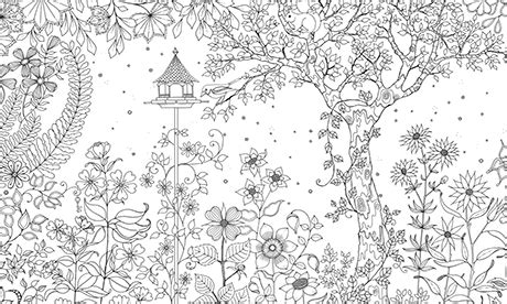 Flower garden colouring pages secret coloring download free. Secret Garden: colouring in for all | Life and style | The Guardian