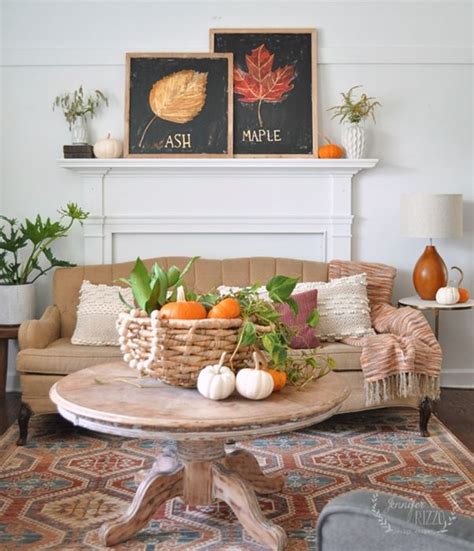 13 Warm And Cozy Fall Mantel Ideas Town And Country Living Fall