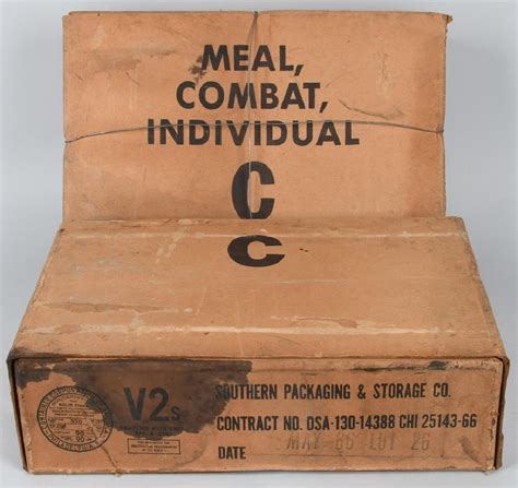 Vietnam War Us Army 2 Cases Of C Rations 1966 May 26 2018