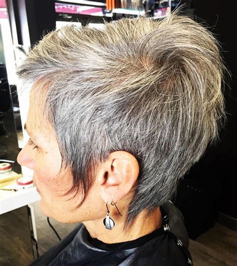 Once dry, mist the hair with davines no gas hairspray and comb. 50 Amazing Haircuts for Older Women Over 60 in 2020-2021 ...