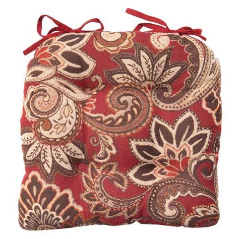 ~ Better Homes And Gardens Red Paisley Chair Pad I Just Purchased