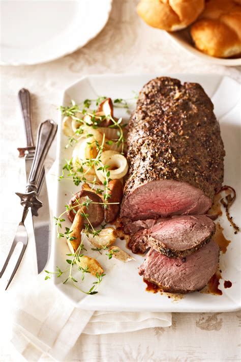 Press the crushed peppercorns all over the surface of the meat. Pioneer Woman Beef Tenderloin Recipes / Pan Seared Oven ...
