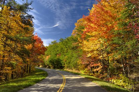 Smoky Mountains Fall Foliage Map