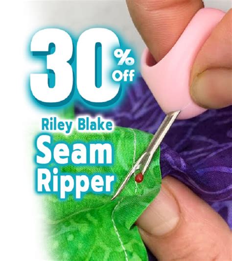 Cindy S Seam Ripper By Riley Blake Quilting Notions