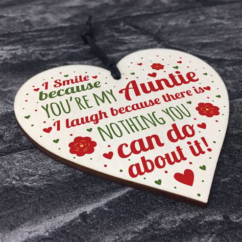 auntie ts for christmas aunt aunty ts birthday wood sign