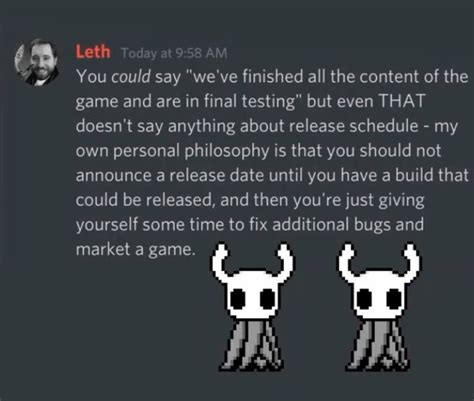 Hollow Knight Silksong Development Is In The Final