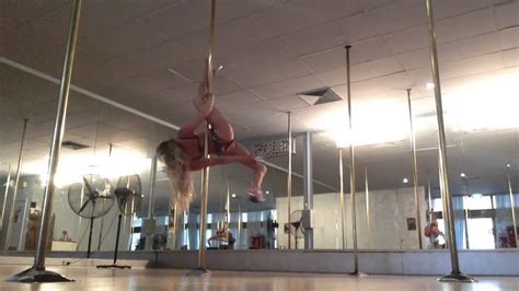 Practicing My Tricks For Miss Pole Dance Australia 2014 YouTube