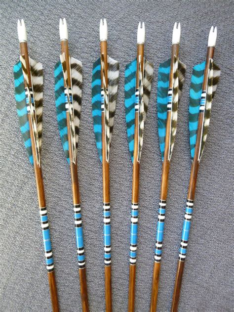 Port Orford Cedar Wooden Archery Arrows Custom Made Hand Etsy